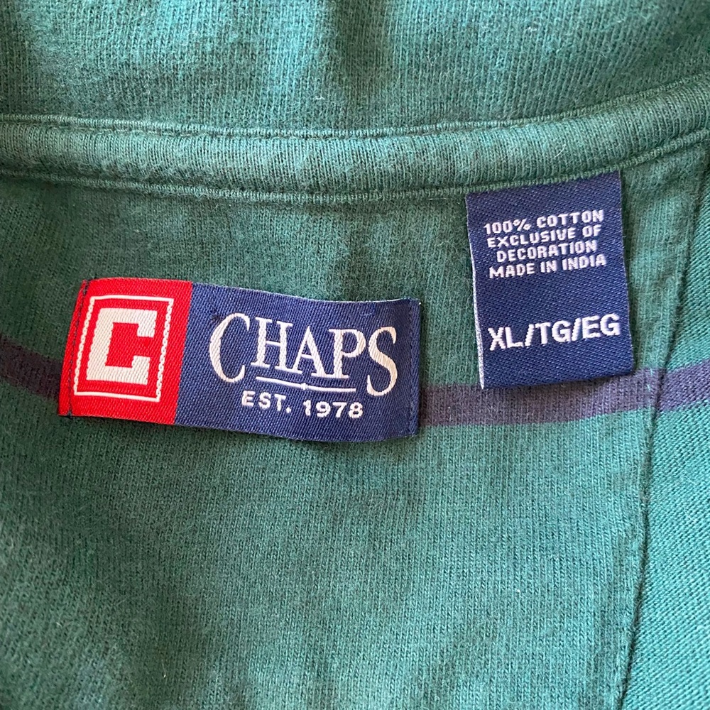 Chaps Striped Rugby Pullover - Picture 4 of 5